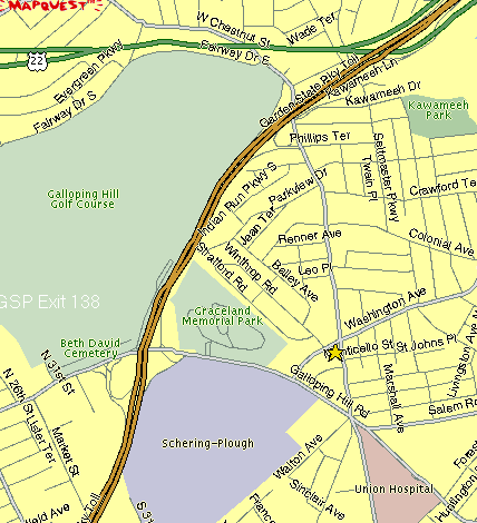 Council Meeting Map